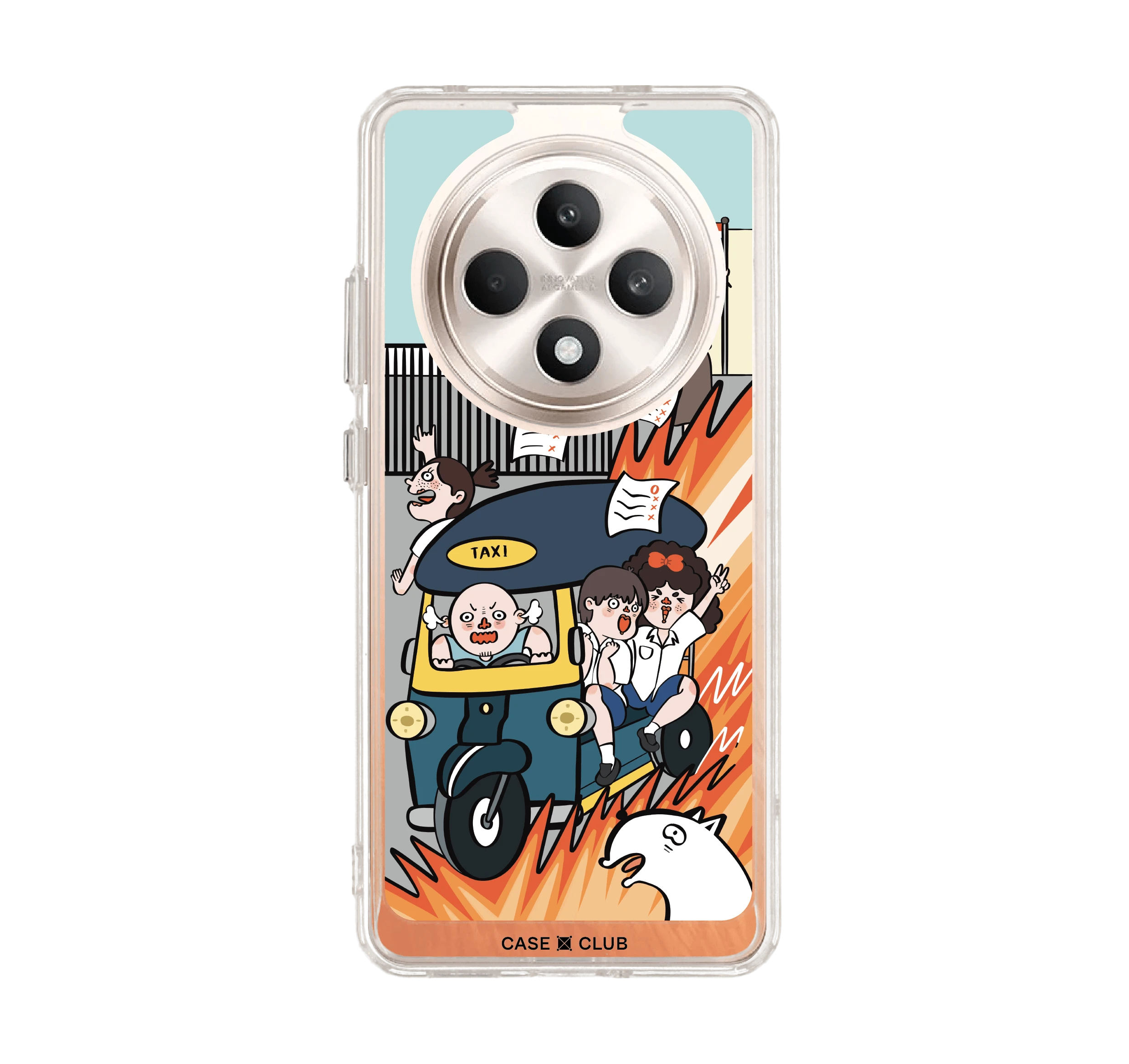 oppo reno 12f clear case tuk tuk
